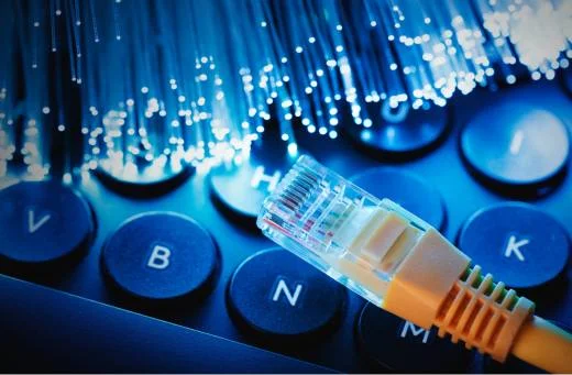 Cable ethernet fibra óptica