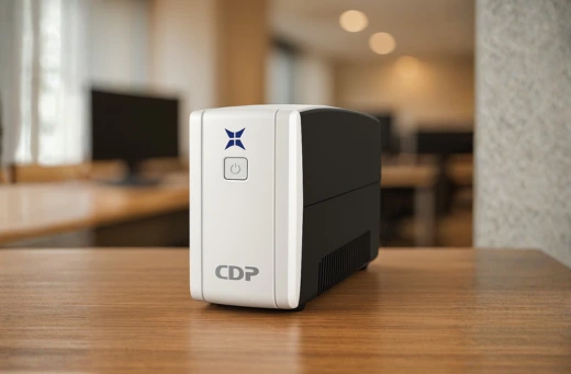 Empresa usando UPS interactiva para respaldo de energía