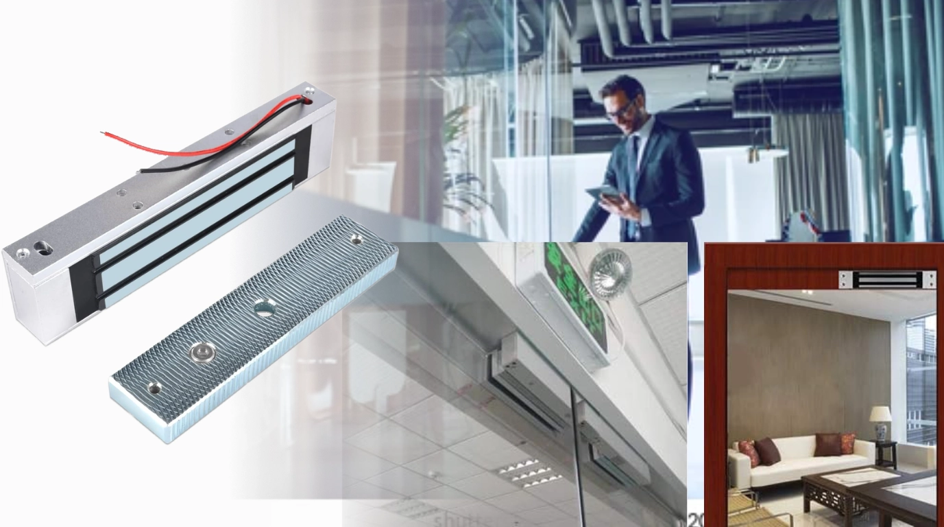 Acceso controlado de personas con SP-LOCK-350 cerradura magnetica SP-LOCK-350