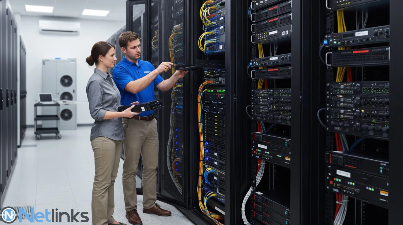 bandeja G-BAND2U para gabinetes y racks de redes