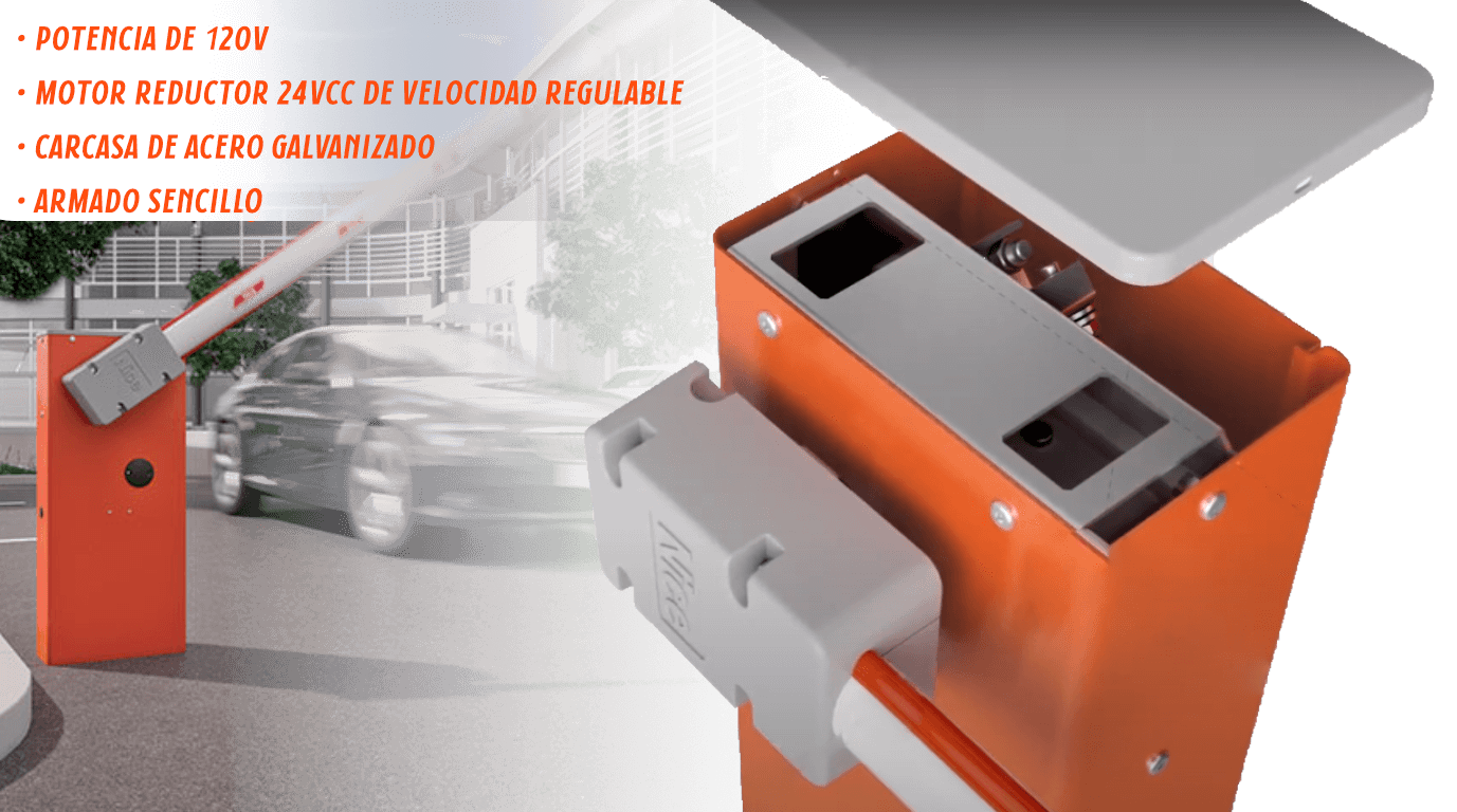 barrera de apertura con 120v