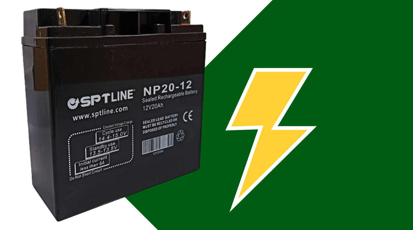 Bateria de 20amperios sptline 12 voltios bateria sptline de 12 voltios 20 amperios