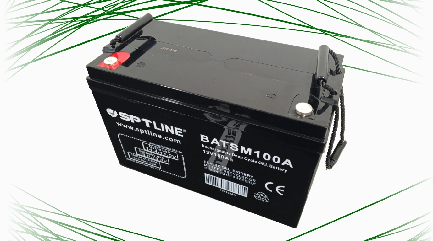 bateria de gel sptline de 100 amperios bateria de 12 voltios 100 amperios de gel