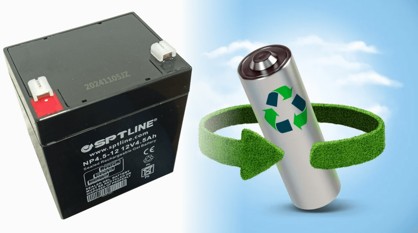 BATERIA SPTLINE DE 4.5 AMPERIOS Bateria 12voltios 4.5 amperios sptline