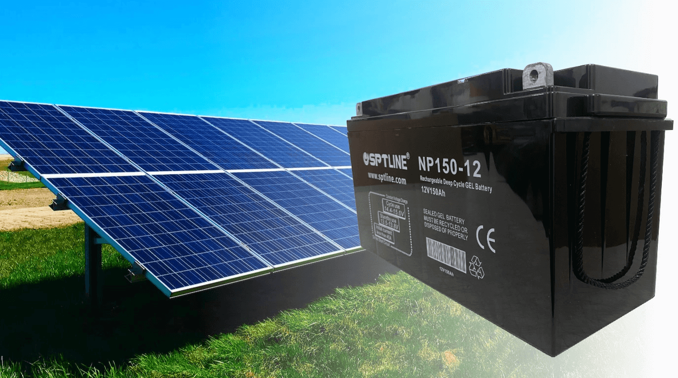 bateria de gel de 150 amp para paneles solares