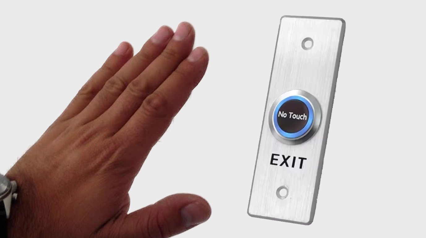 boton de salida no touch maca sptline SP-BOTMT-NTR