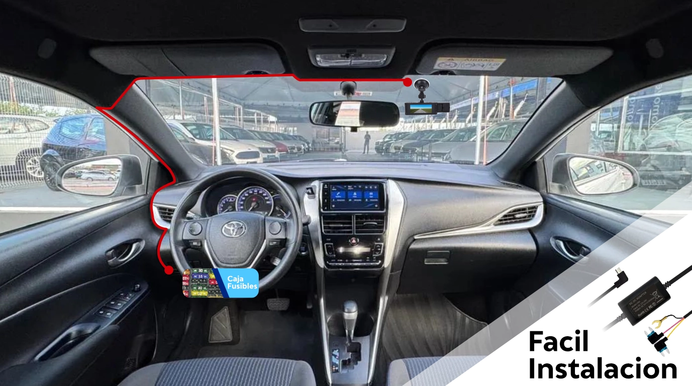 Cable adaptador para camara dashcam DH-DAE-CDL-V9G cable adaptador dashcam dahua modelo DH-DAE-CDL-V9G