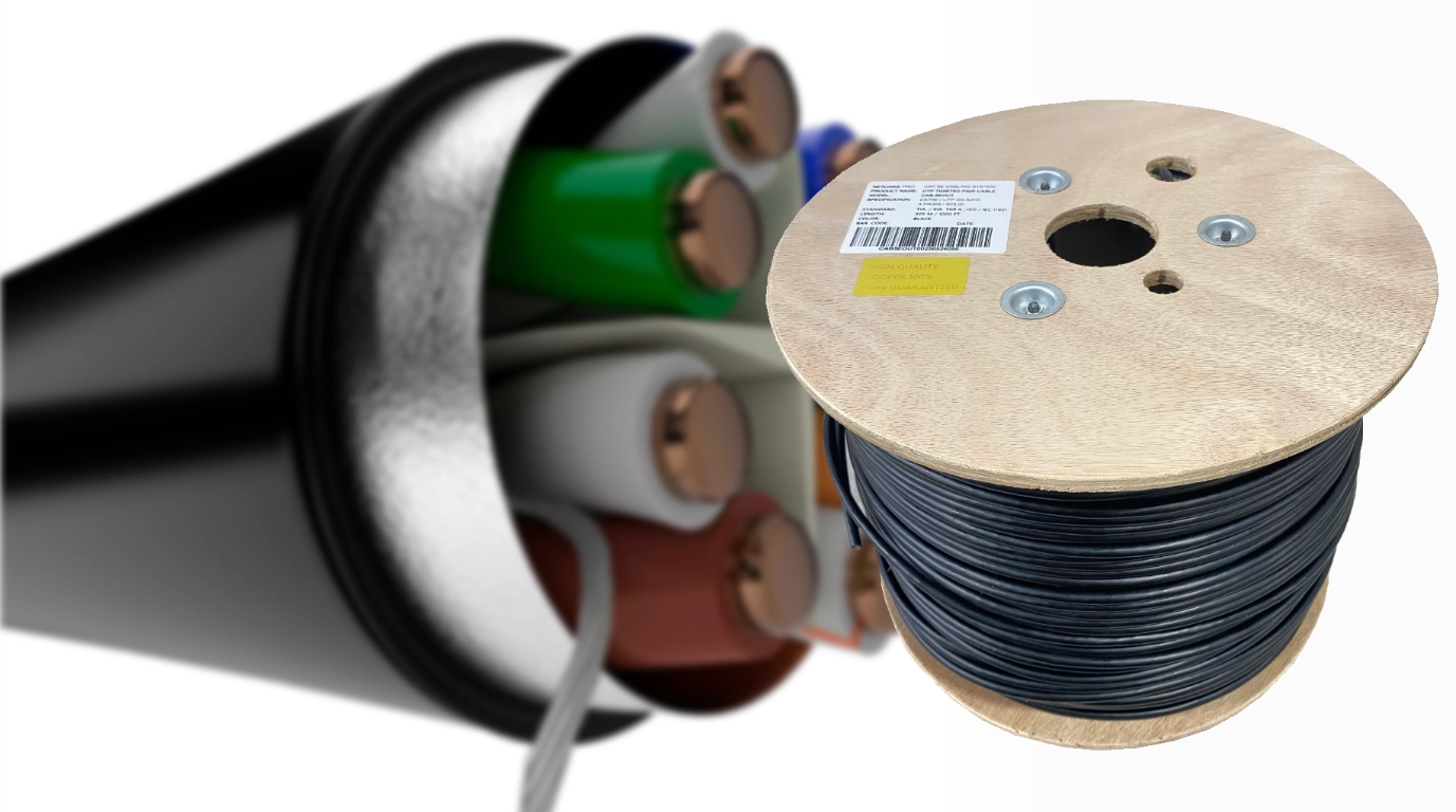 Cable de exterior resistente al 100% netlinks cable netlinks exterior resistente a la intemperie