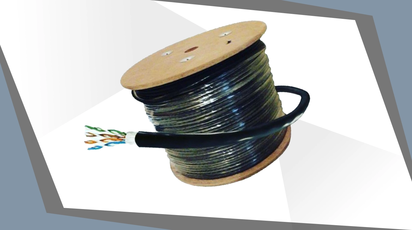 cable exterior cat6 netlinks exterior cable exterior UTP cat 6 negro