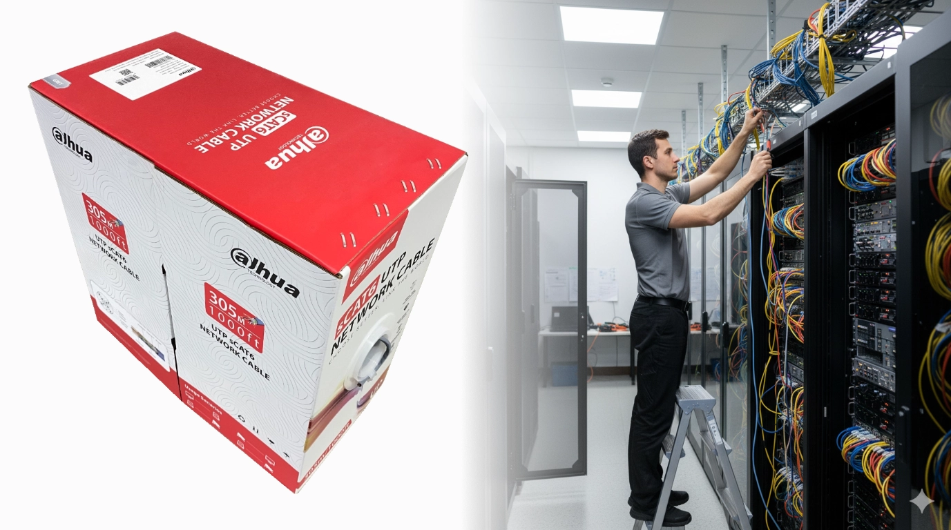 Cable UTP Dahua cat6 modelo DH-PFM920I-6UN1-C-GRAY