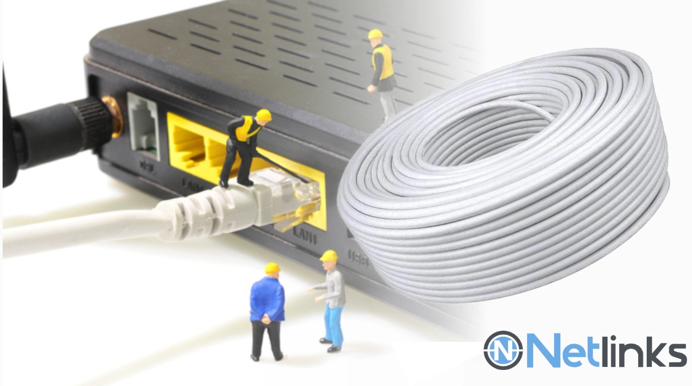 CABLE UTP CAT5E DE 100 METROS NETLINKS CABLE UTP 70% COBRE PARA CCTV