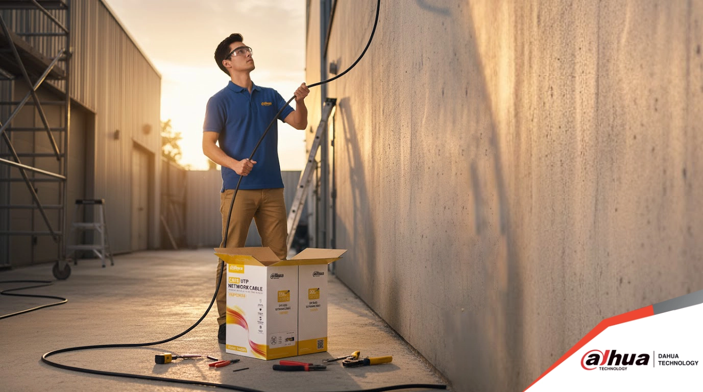 cable Dahua DH-PFM920-6U negro exterior 305m