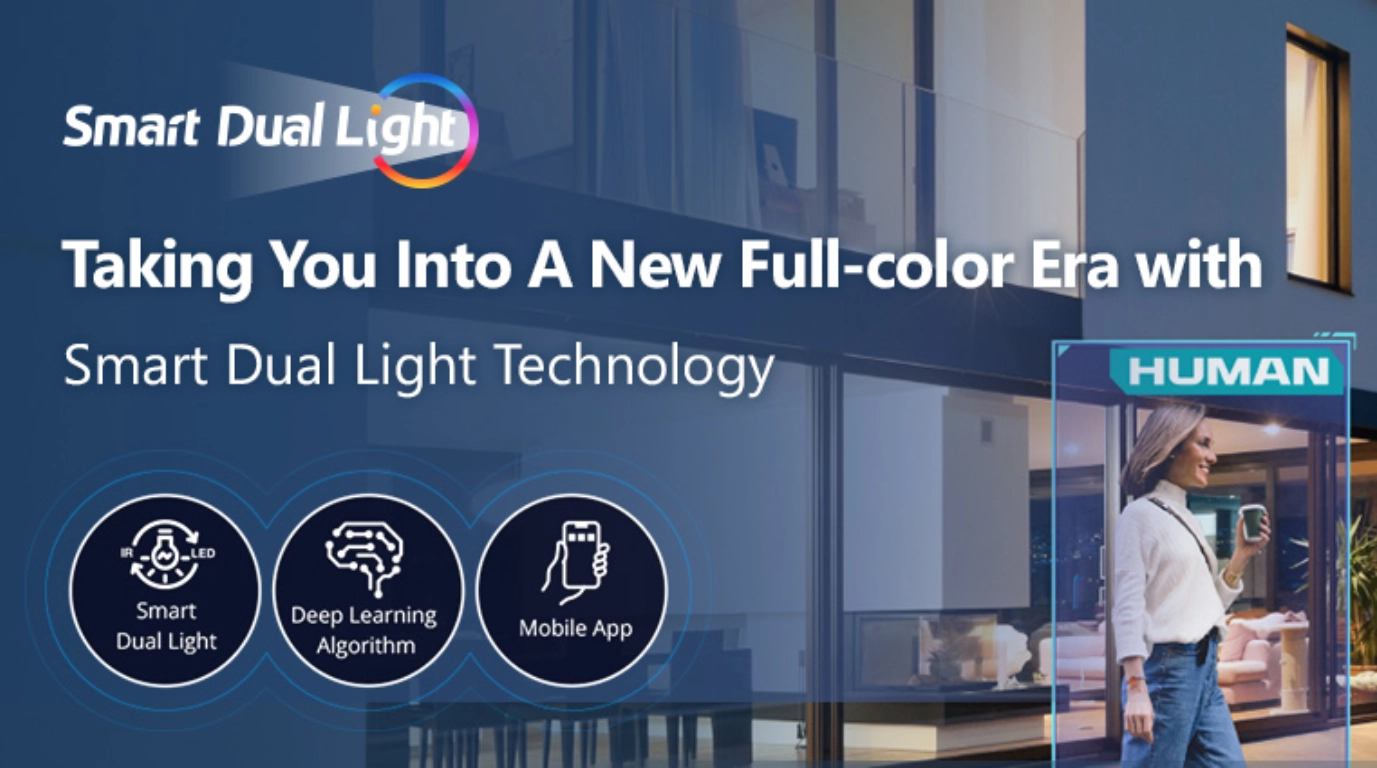 Camara con smart dual lights dahua domo ip 2mpx con smart dual lights