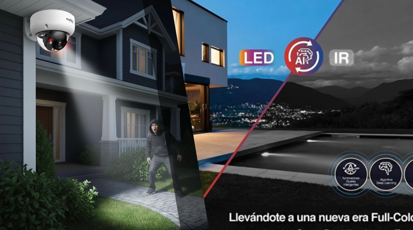 camara con smart dual lights fullcolor camara dahua 4mpx con smart dual light