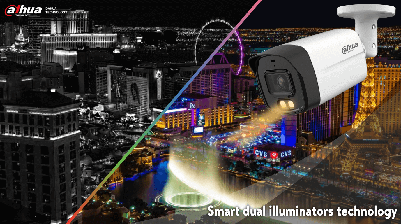 camara dahua bullet de 5mpx iluminadores duales inteligentes camara analoga de 5mpx fullcolor DH-HAC-HFW1509TLMN-IL-A
