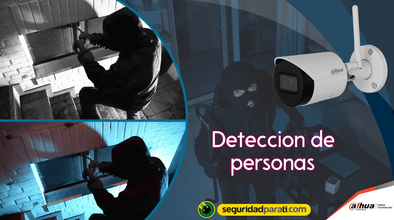 camara con deteccion de personas dahua modo dia y noche