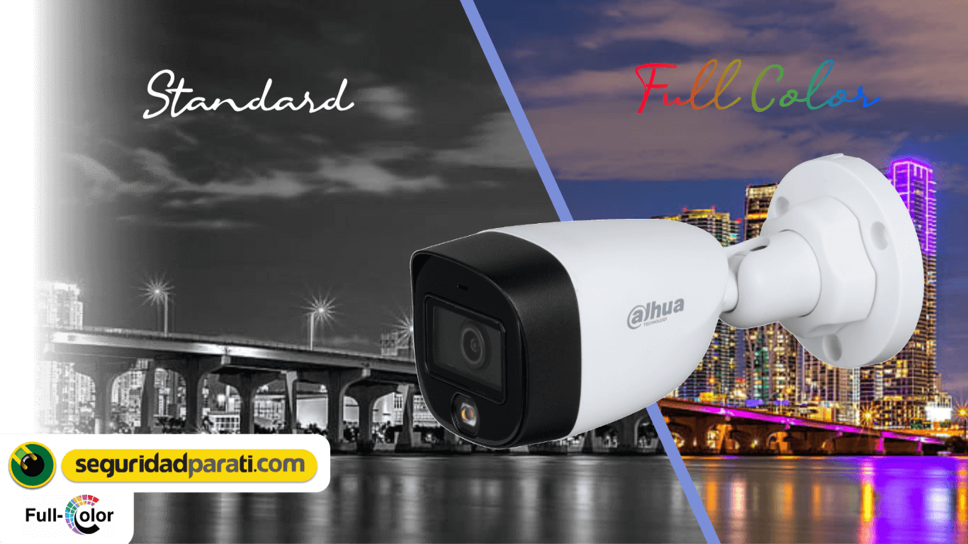 camara Dahua con led para visualizacion a todo color camara bullet analoga dahua a todo color