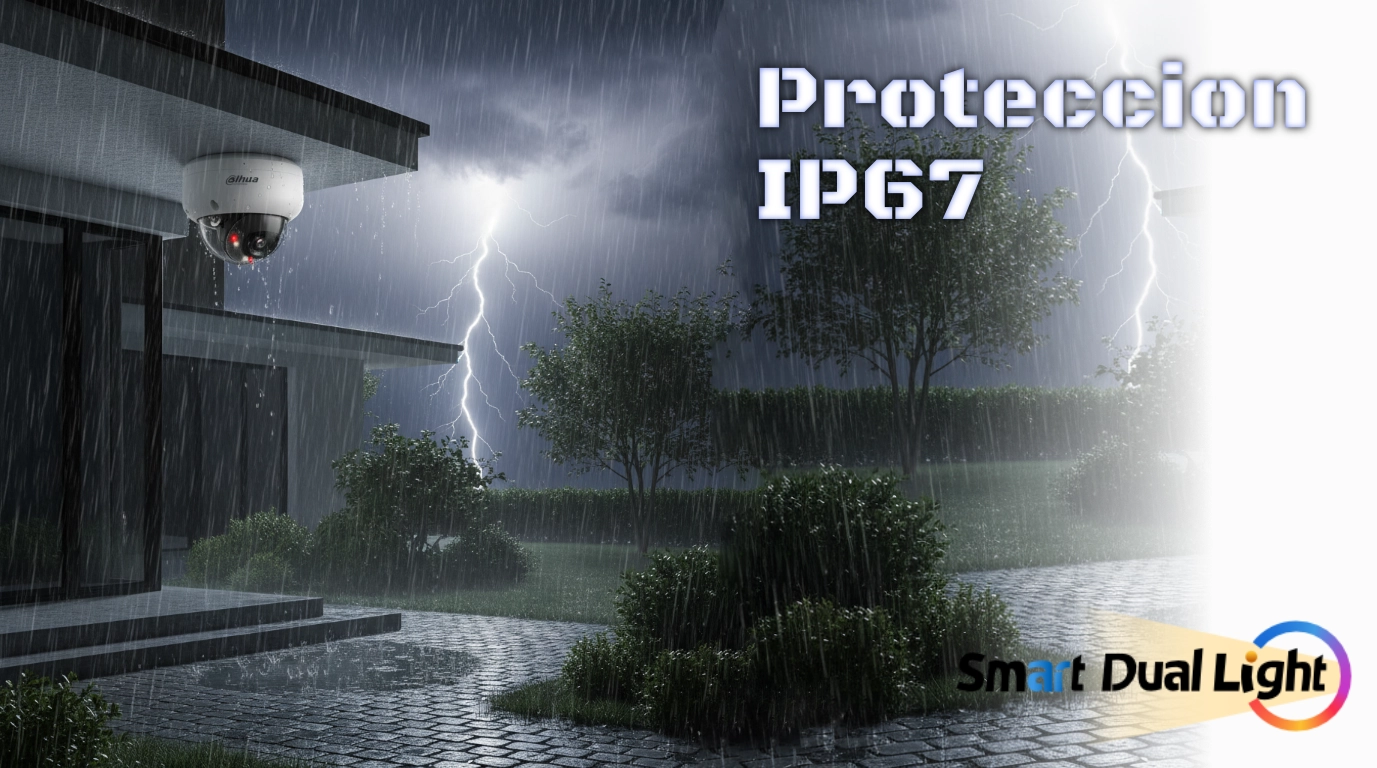 Camara dahua con proteccion IP67 Camara Domo cupula con proteccion ip67 dahua