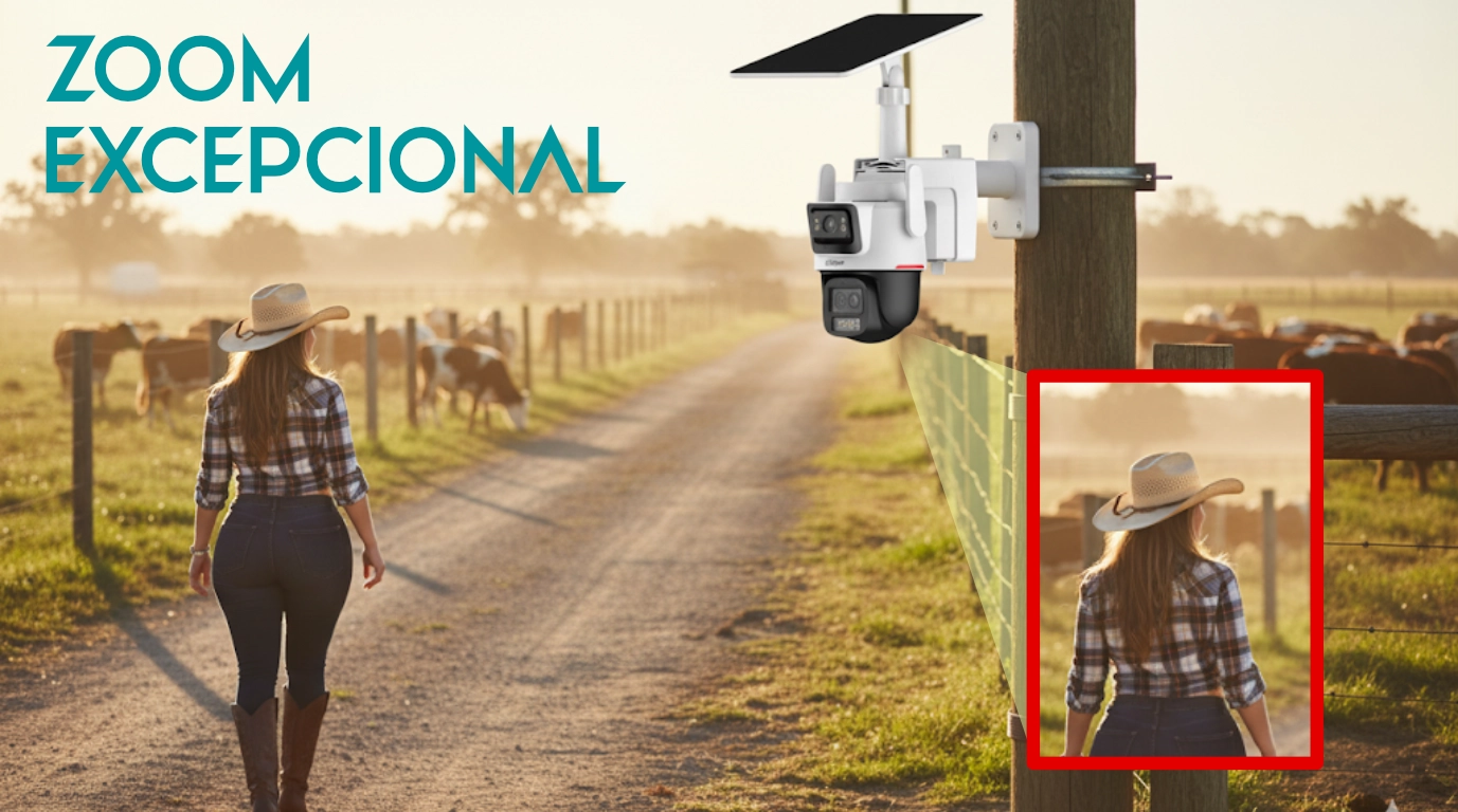 Camara dahua con zoom hibrido DH-IPC-PTS2649C-3E3Z-4GB20 camara dahua PT con zoom hibrido y señal 4G