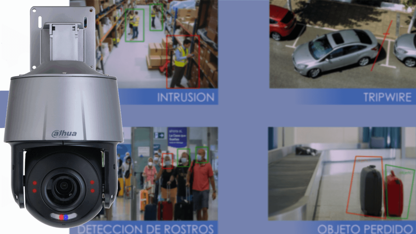 Camara Dahua de 4mp con luz disuasiva con normas ivs camaras dahua de 4mp con luz con normas ivs