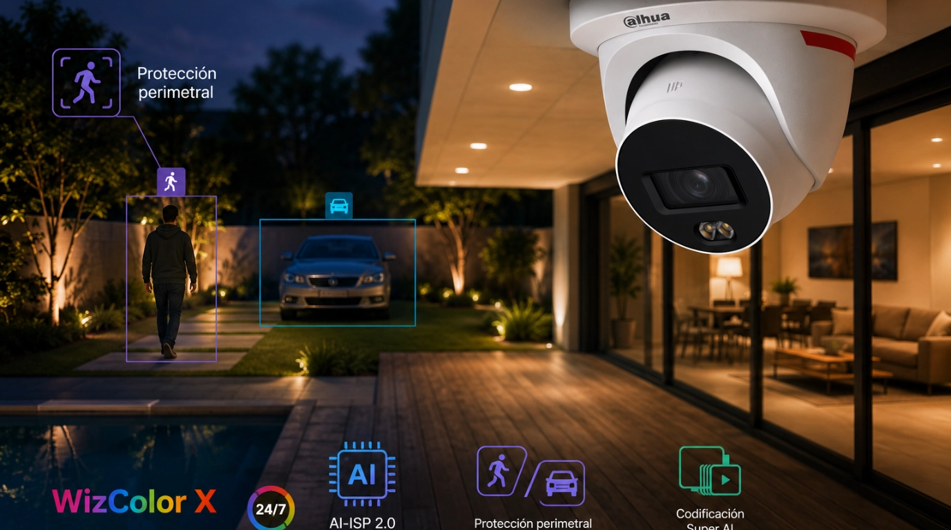 vista de DH-IPC-HDW2449THP-S-LED-PROX Codificación Super AI