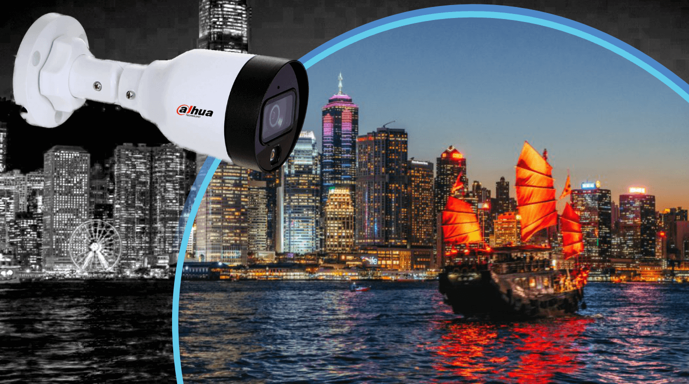Camara Fullcolor Bullet de 4mpx con audio y led camara dahua a con led a todo color