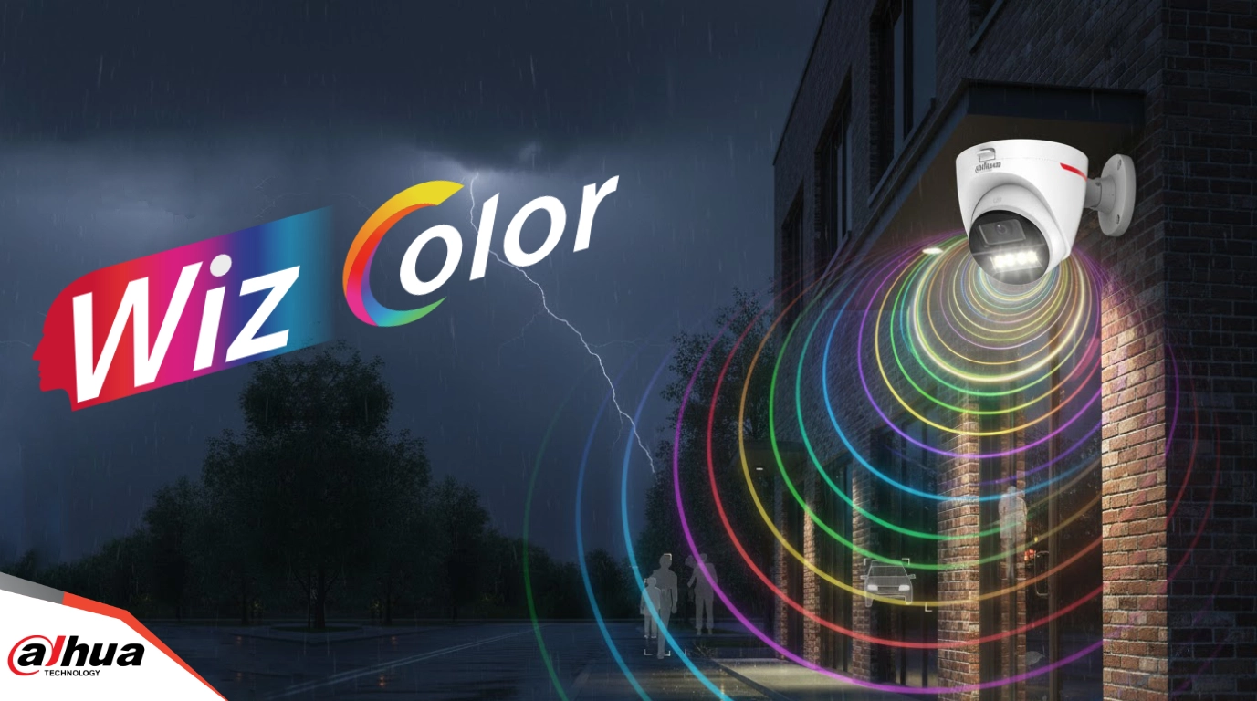 domo dahua 2mpx analoga con tecnologia wizcolor
