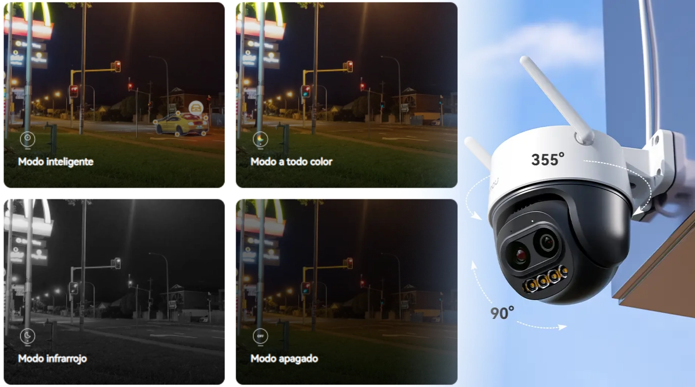 Camara IMOU IPC-S7DN-5M0WEZ FullColor camara imou con vision nocturna a todo color