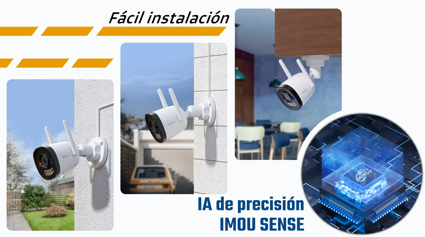 vista de IPC-S3EN-3V0W-0280B-IMOU con varias instalaciones