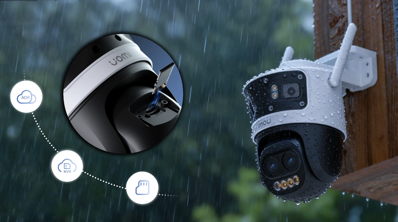 vista de la camara IPC-S76DN-13M0N con proteccion IP67