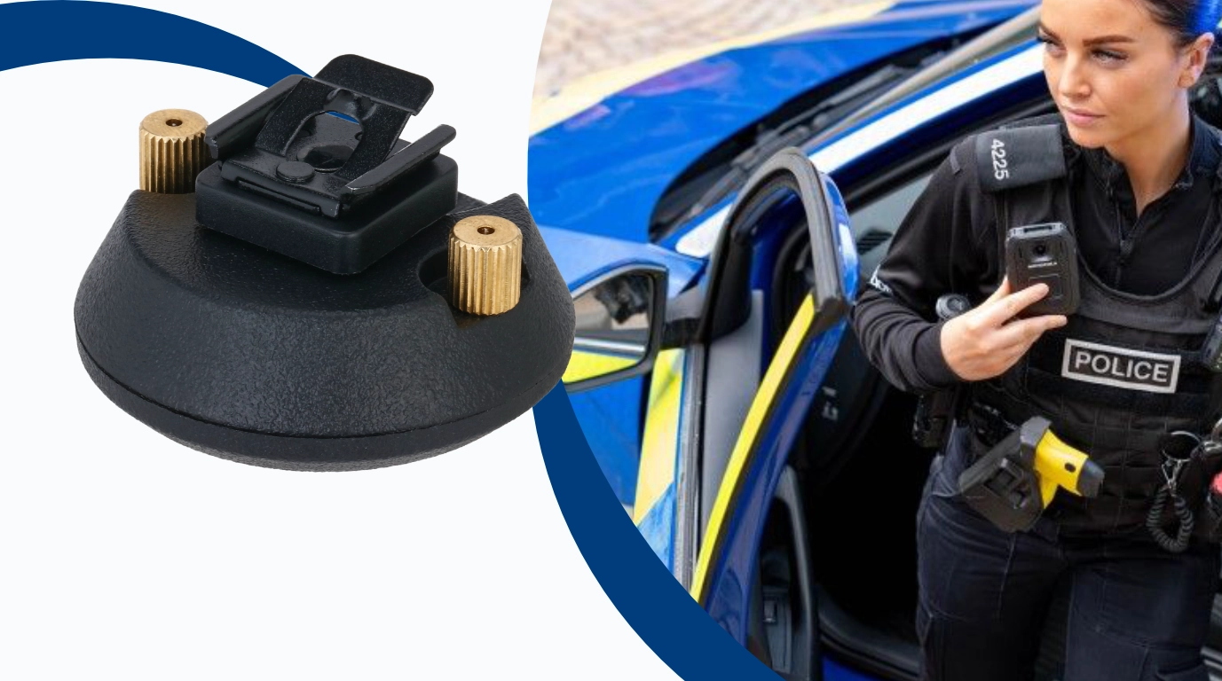 vista del click para bodycam dahua modelo MAE-CL301