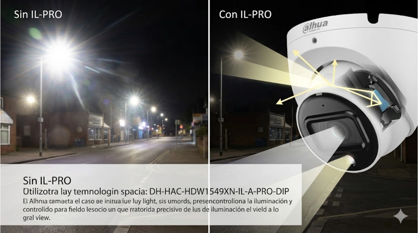 camara DH-HAC-HDW1549XN-IL-A-PRO-DIP tecnologia smart light