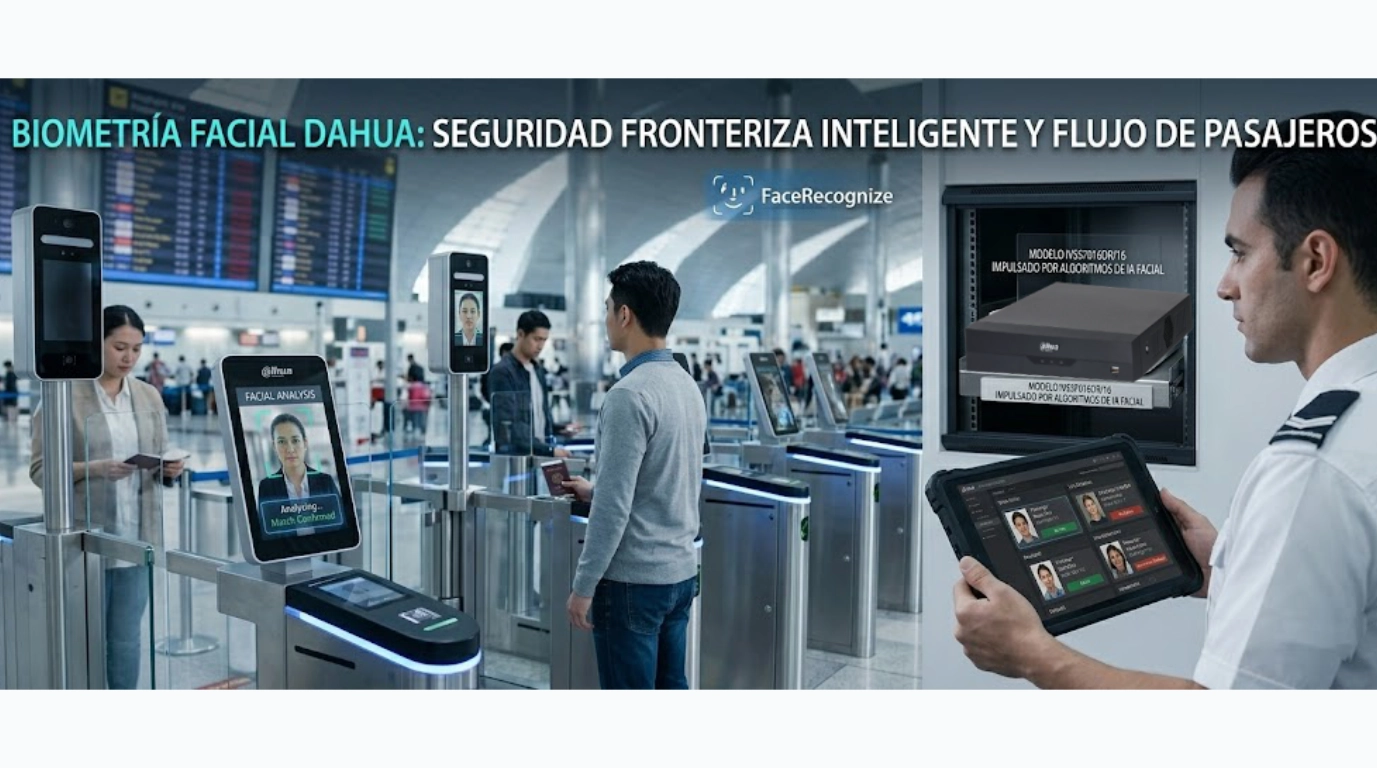 vista de DVR DH-XVR5108HS-4KL-I3/T con reconocimiento facial