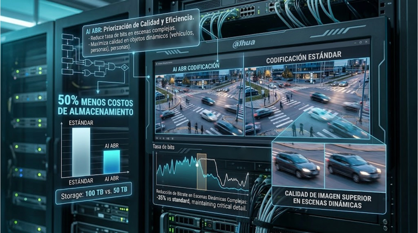 vista de codificacion IA dahua para mejorar almacenamiento