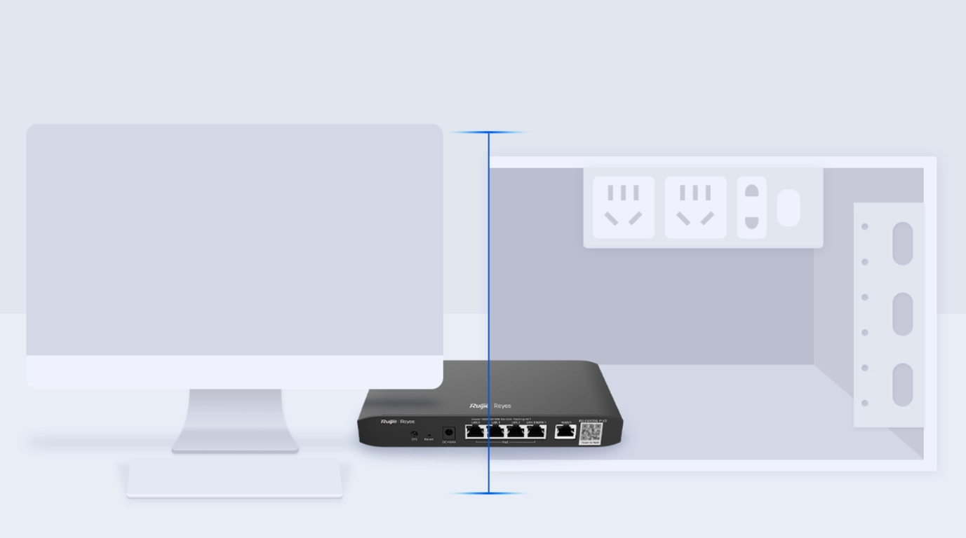 ENRUTADOR RUIJIE POE RG-EG105PV2 Enrutador poe RG-EG105PV2