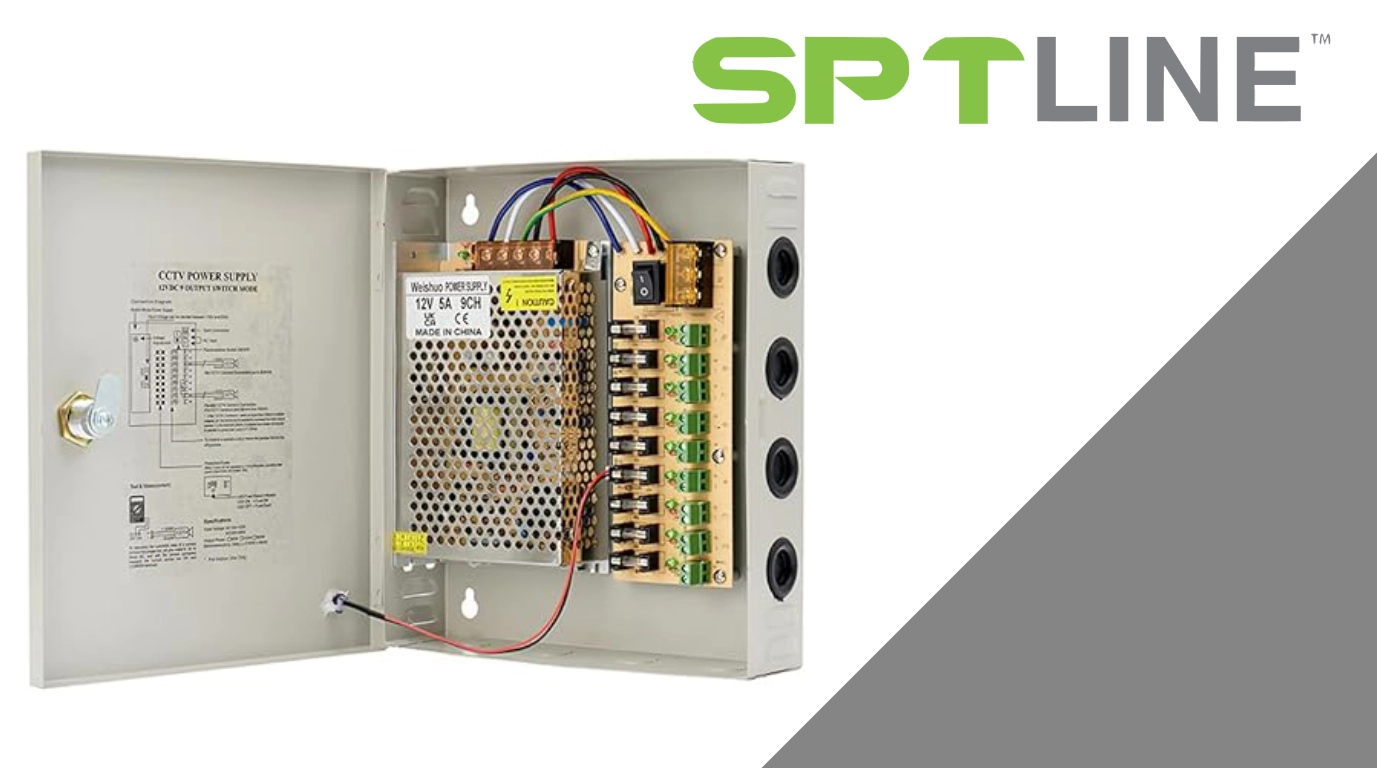 vista de frente de la caja de alimentacion SP-C9K15A