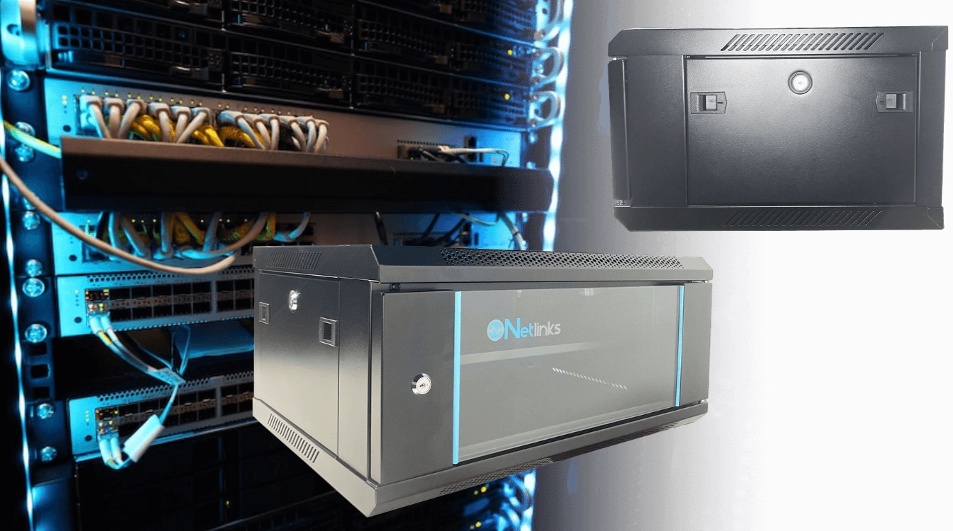 gabinete para redes marca netlinks de 4U