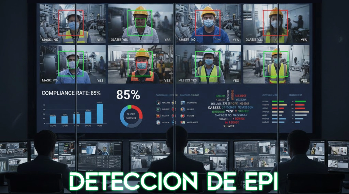 Funcion de deteccion de EPI en el grabador DHI-NVR5432-EI2