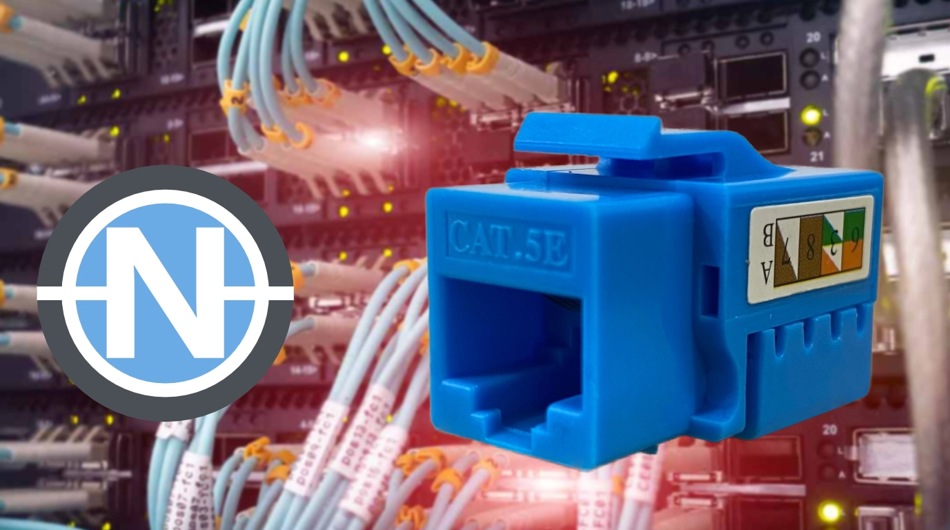 conector jack categoria 5e color azul JACK-5E-B