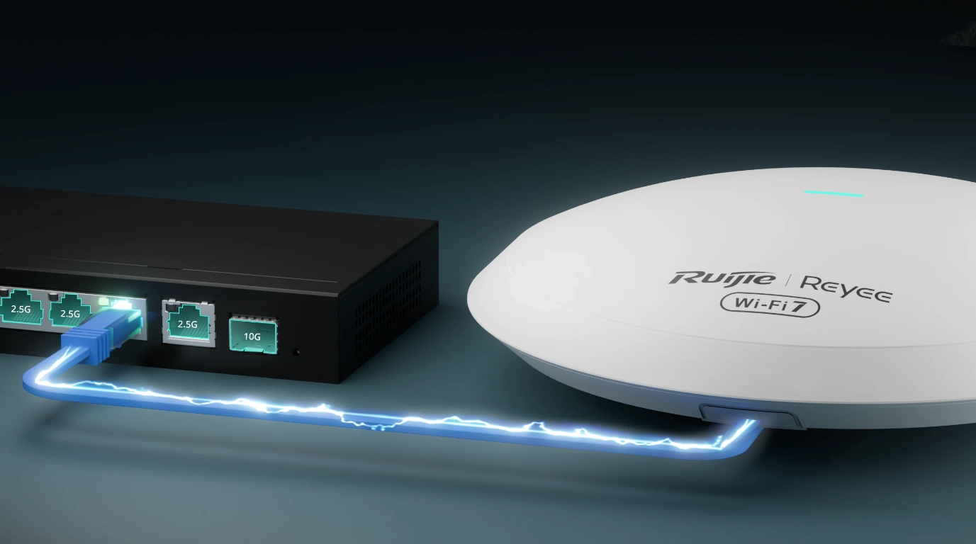 vist de RG-ES206MG-P LIBERANDO TODA LA POTENCIA DE WI-FI 7