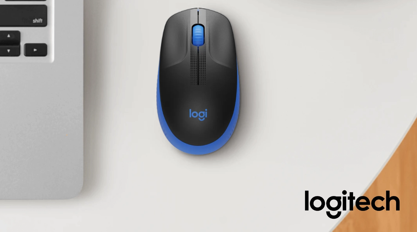 mouse inalambrico color azul M190 mouse logitch modelo M190