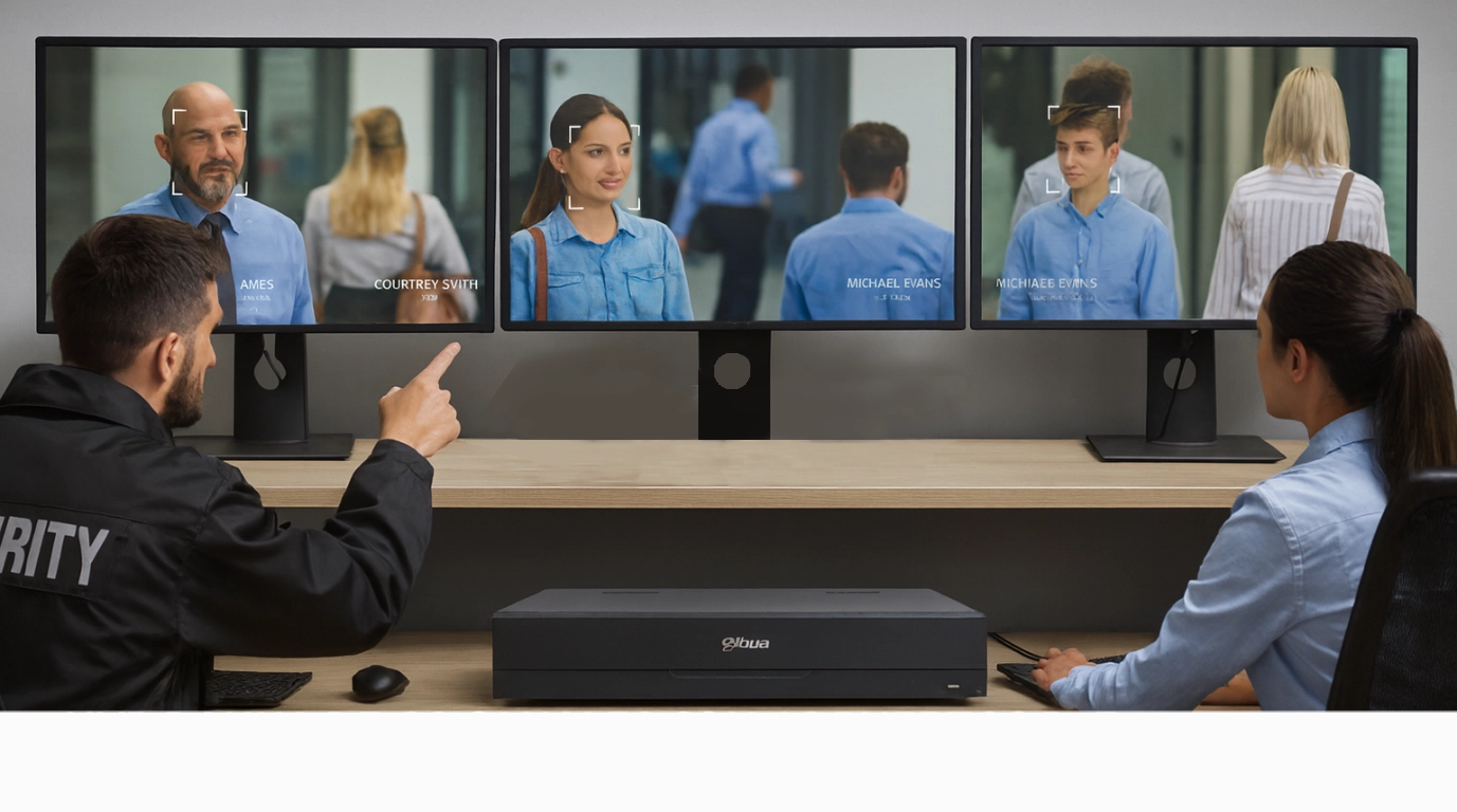 NVR modelo DHI-NVR5464-EI2 con busqueda IA de personas