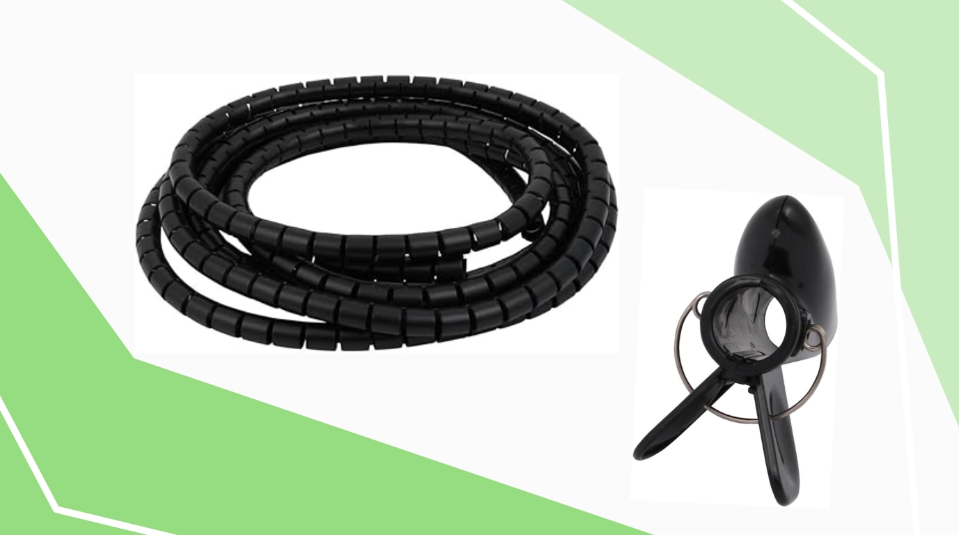 Organizador de cables sptline negro HERR05NE10M organizador de cables HERR05NE10M