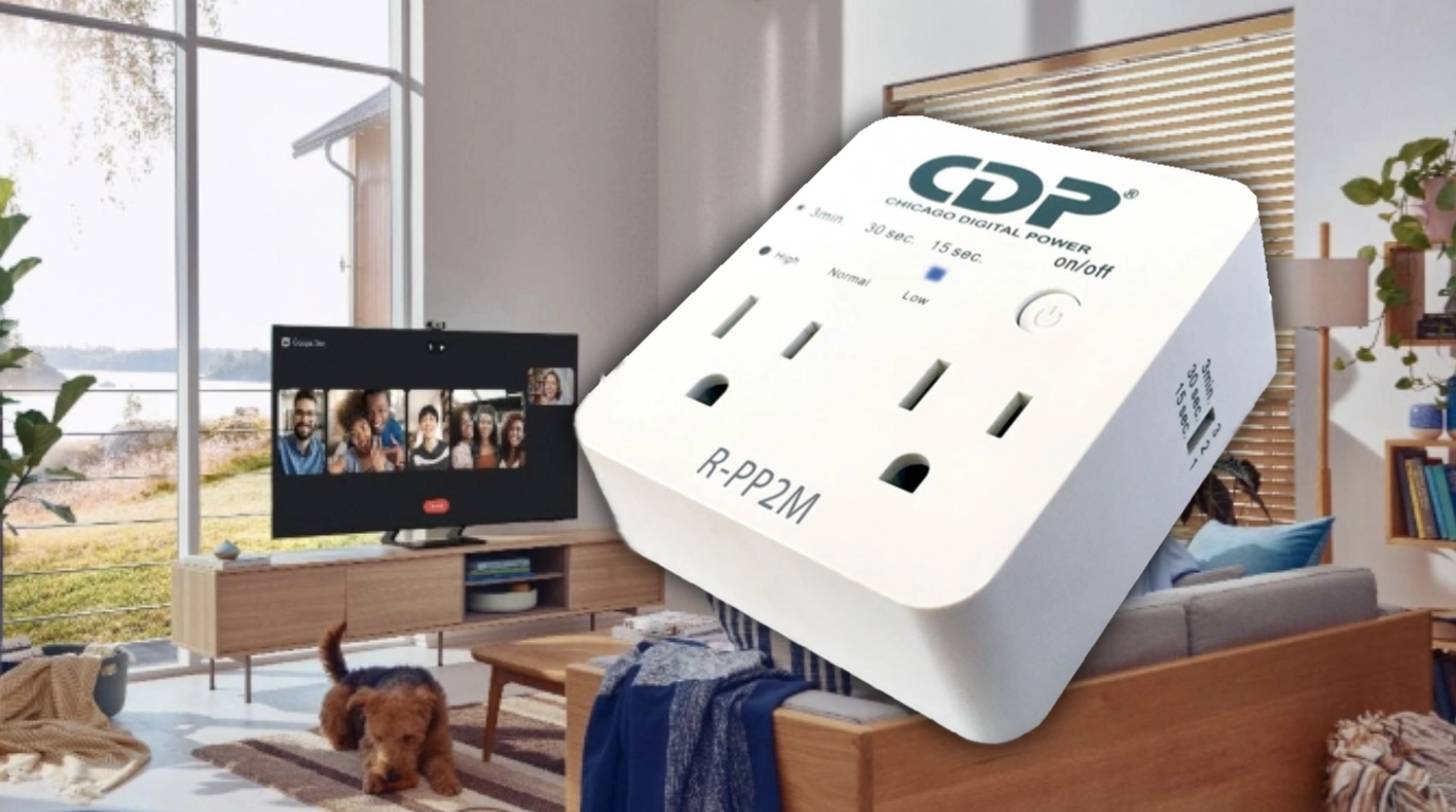 protector contravoltajes de dos tomas modelo R-PP2