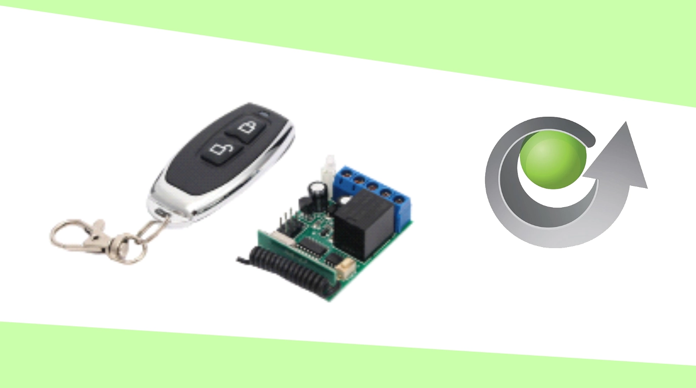 vista de Receptora inalambrica con control (A-950)