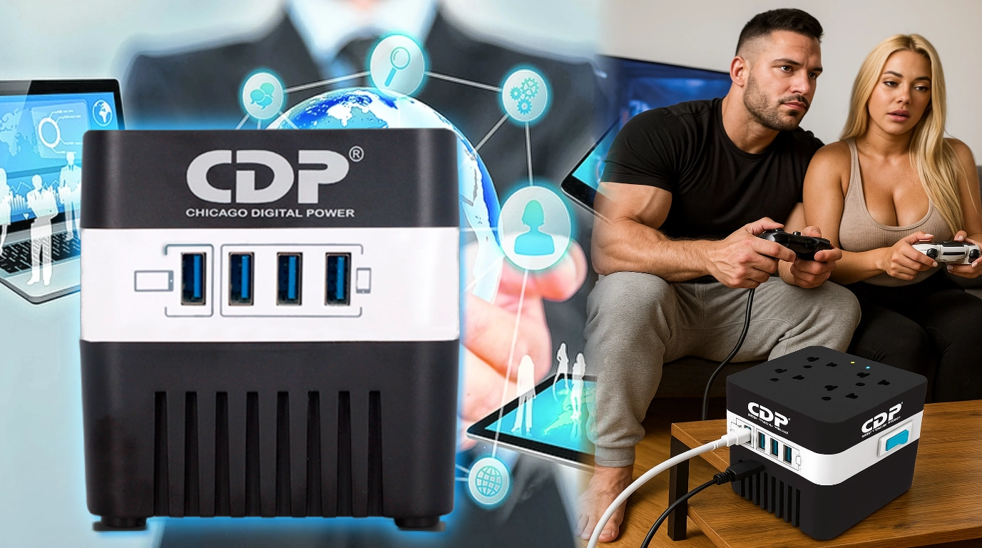 REGULACIÓN ESTABLE Y PROTECCIÓN PARA EQUIPOS SENSIBLES Regulador de voltaje CDP RU-AVR604 Para diversos equipos