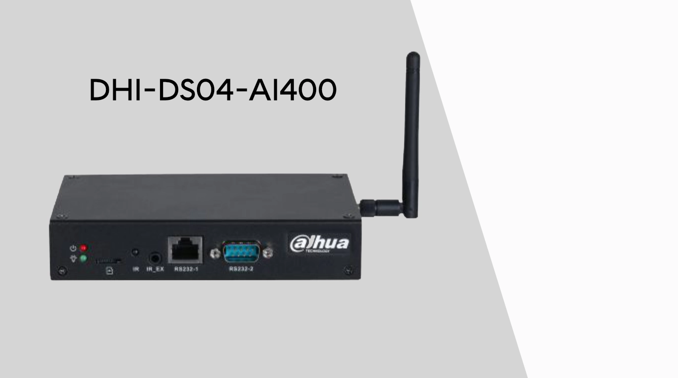 REPRODUCTOR INTELIGENTE DAHUA CON HASTA 4 CANALES Reproductor multimedia dahua DHI-DS04-AI400