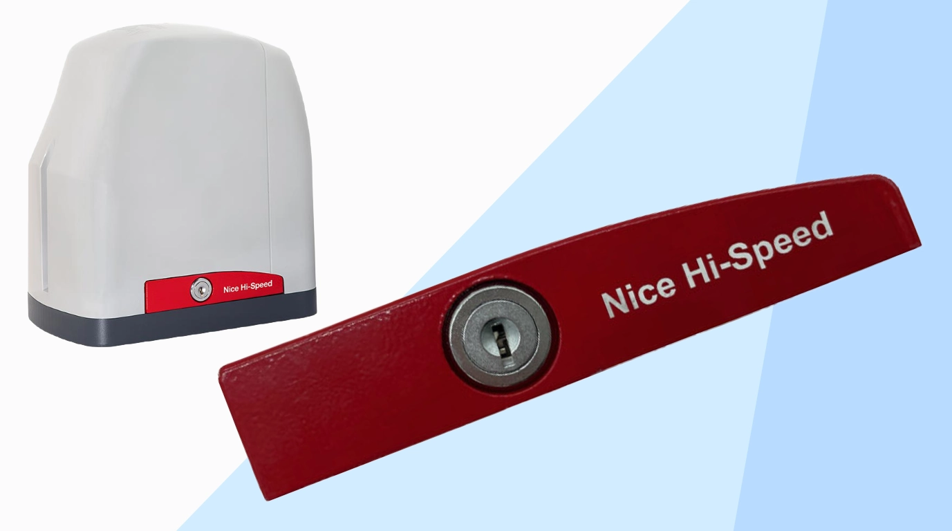 imagen de la palanca del motor sr600 nice