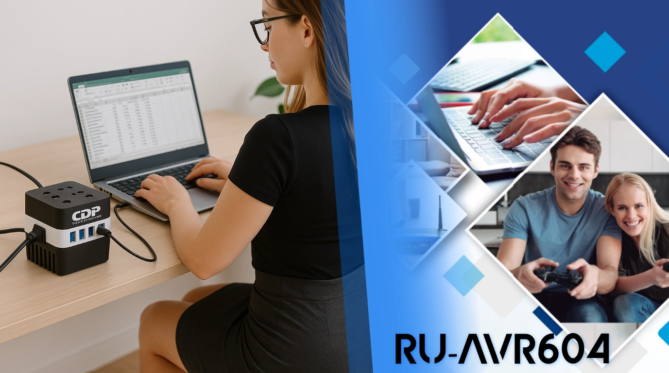 SOLUCIÓN EFICIENTE PARA ESTABILIZACIÓN DE VOLTAJE RU-AVR604 Regulador de voltaje RU-AVR604