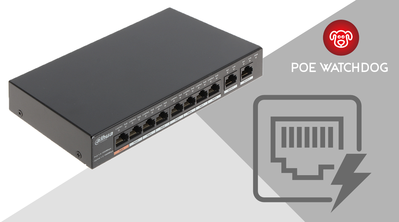 Switch Dahua DH-PFS3010-8GT-96 switch DH-PFS3010-8GT-96 con watchdog